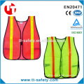 EN20471 heavy duty high visibility polyester mesh hook and loop reflective safety vest